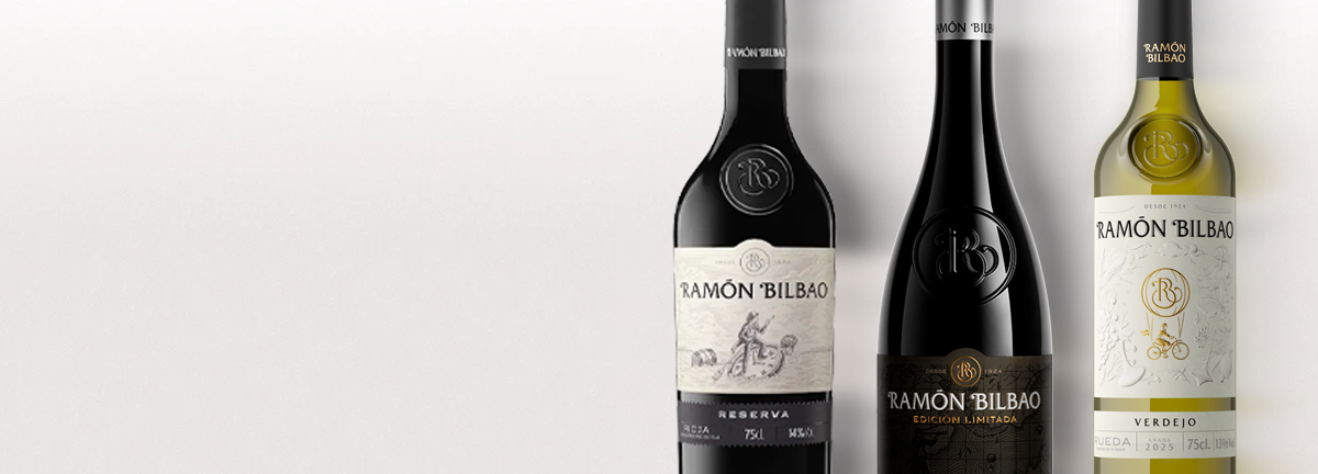 Ramón Bilbao bodegón 3 botellas