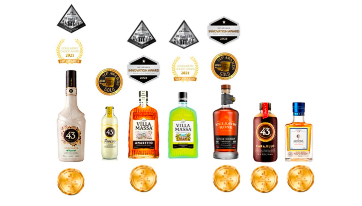 GOLD RUSH IN SAN FRANCISCO WORLD SPIRITS COMPETITION FOR OUR SPIRITS BRANDS